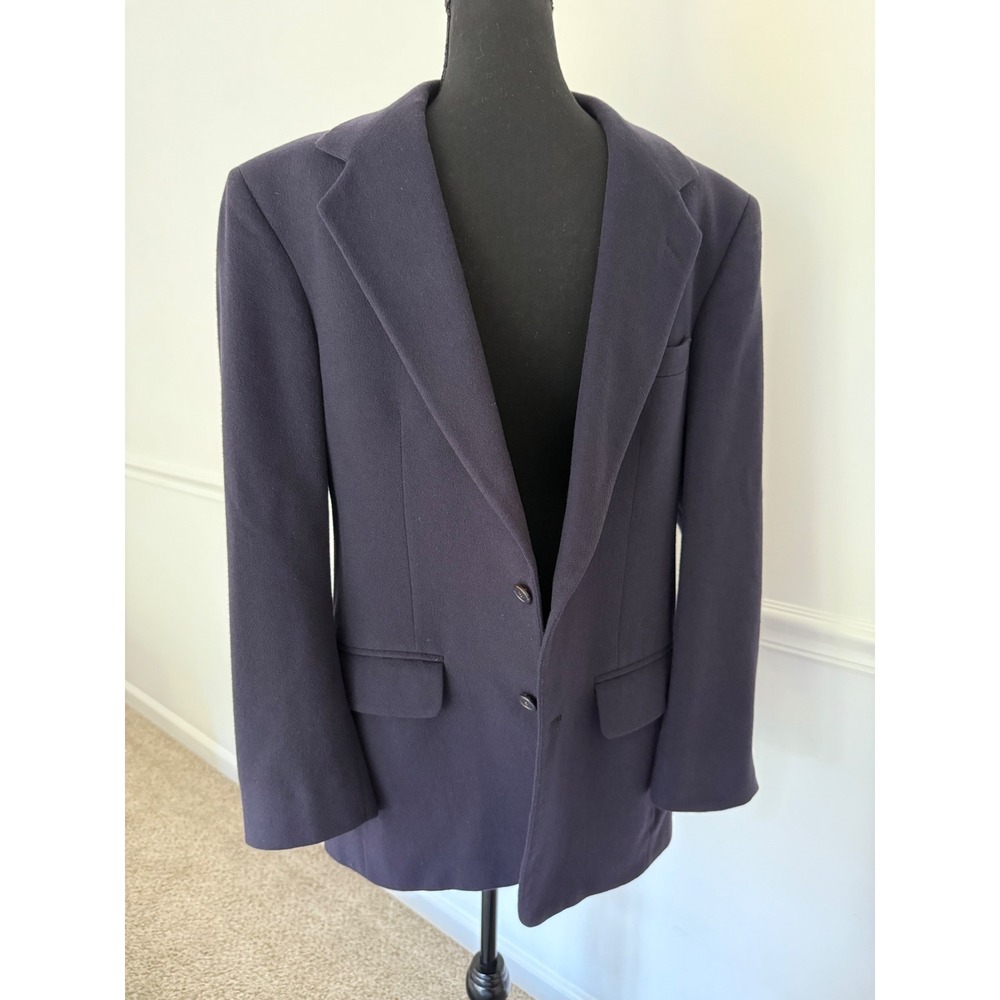 Luxurious Vintage Lord & Taylor Fifth Avenue‎ Cashmere Blazer Rare Plum men S